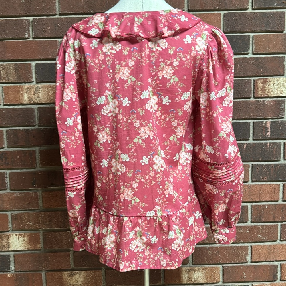 A Collective Story The Bailey Ruffle Top Size Small - Picture 4 of 10